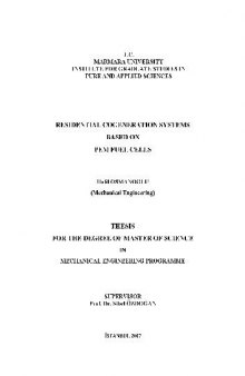 Residential cogeneration systems based on Pem fuel cells