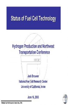 Status of Fuel Cell Technology