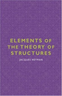 Elements of the Theory of Structures (Cambridge Studies in the History of Architecture)