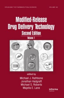 Modified-Release Drug Delivery Technology, Volume 1 (2nd Ediiton)