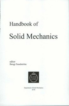 Handbook of Solid Mechanics
