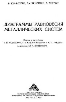 Диаграммы равновесия металлических систем