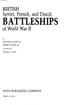 British, Soviet, French and Dutch Battleships of WWII