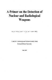 Detection of Nuclear and Radiological Weapons
