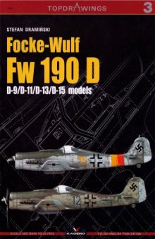 Focke-Wulf Fw 190D D-9 D-11 D-13 D-15 models (Top Drawings)