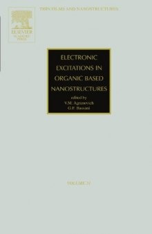 Electronic Excitations in Organic Based Nanostructures, Volume 31