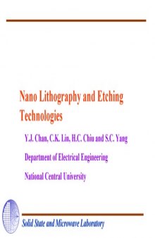 Nano lithography etching technology