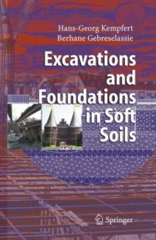 Excavations and foundations in soft soils