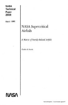 NASA supercritical airfoils