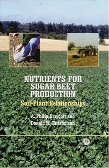 Nutrients for Sugar Beet Production: Soil-Plant Relationships (Cabi Publishing)