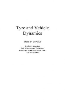 Tyre and Vehicle Dynamics