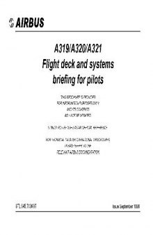 Airbus A319, A320, A321 Flight deck and systems briefing for pilots