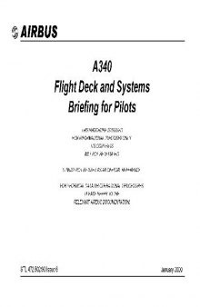 Airbus A340 Flight deck and systems briefing for pilots