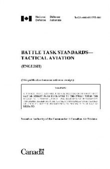 Battle Task Standardt. Tactical Aviation