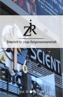 Zeitschrift fur junge Religionswissenschaft 1-2008 volume III issue 1/2008