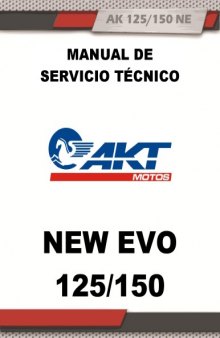 Manual de Servicio de motocicleta AKT NE 125 y AKT NE 150