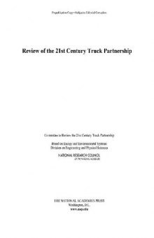 Review of the 21st Century Truck Partnership