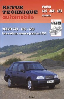 Revue Technique Automobile, CIP 540.2 : Volvo 440 - 460 - 480 essence