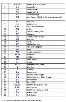 Abbriviations on ships