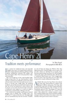 Dudley Dix design Cape Henry 21 Sailboat Boat Yacht Plan Plans