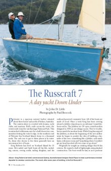 Greg Roberts design Russcraft 7 Sailboat Boat Yacht Design