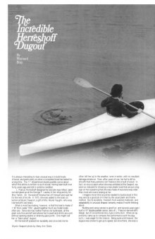 L. Francis Herreshoff Boat Canoe Dugout Plan Plans