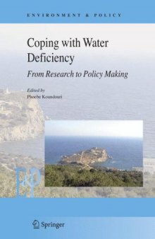 Coping with Water Deficiency: From Research to Policy Making