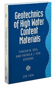 Geotechnics of High Water Content Materials 