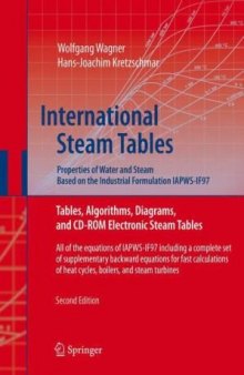 International Steam Tables: Properties of Water and Steam Based on the Industrial Formulation IAPWS-IF97