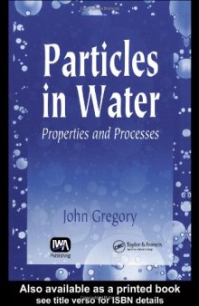 Particles in Water - Properties and Processes
