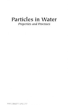 Particles in Water Properties and Processes