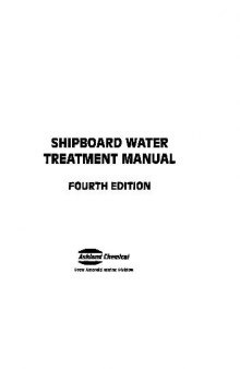 Shipboard Water Treatment manual