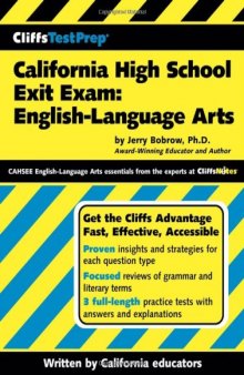CliffsTestPrep California High School Exit Exam: English-Language Arts (CliffsTestPrep)