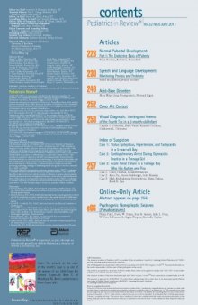 Pediatrics in Review - June 2011 32 6 