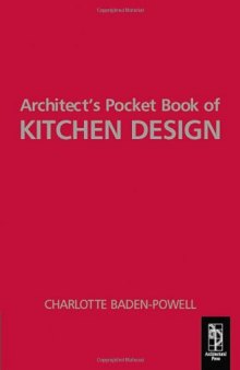 Architect's Pocket Book of Kitchen Design  Architecture   Design