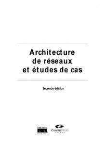 Architecture Et Reseau, Etudes De Cas