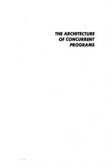 Architecture of Concurrent Programs