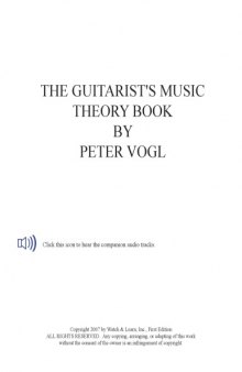 Guitarists Music Theory Book