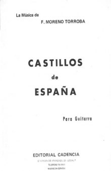 Castillos de Espana (Guitar Score)