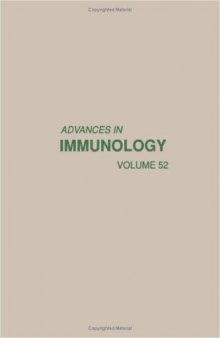Advances in Immunology, Vol. 52