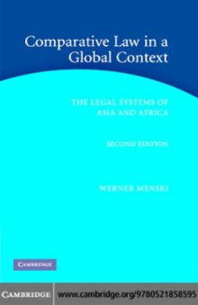 Comparative Law in a Global Context - The Legal Systems of Asia and Africa