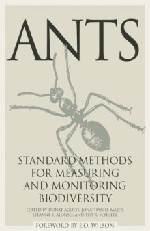 Ants: standard methods for measuring and monitoring biodiversity