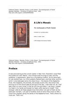 A Life's Mosaic: The Autobiography of Phyllis Ntantala (Perspectives on Southern Africa, No 49)