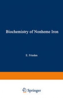 Biochemistry of Nonheme Iron