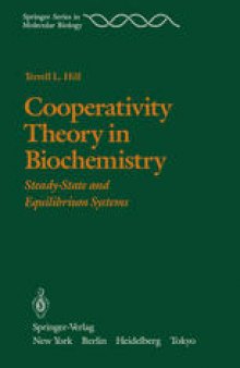 Cooperativity Theory in Biochemistry: Steady-State and Equilibrium Systems
