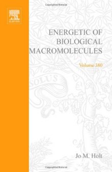 Energetics of Biological Macromolecules