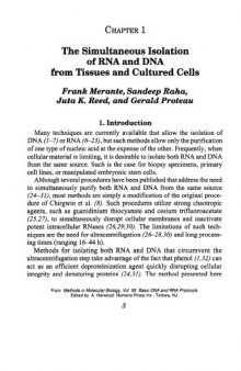 Basic DNA N RNA Protocols