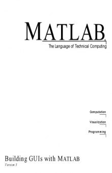 Building GUI with Matlab