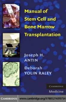 Manual of Stem Cell and Bone Marrow Transplantation (Cambridge Medicine)