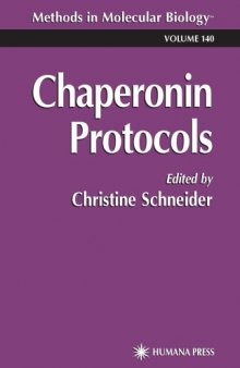Chaperonin Protocols (Methods in Molecular Biology Vol 140)